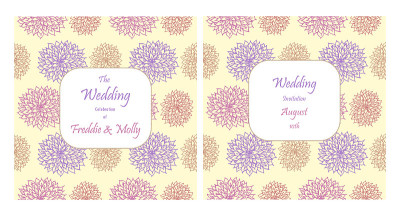 Wedding Invitation Template.