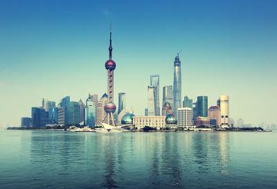上海的天际线,中国