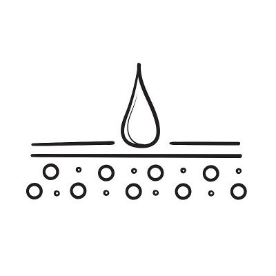 hand drawn Moisture cream line icon. symbol for Sk