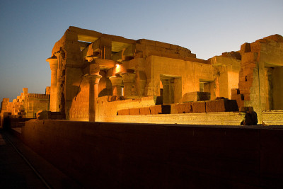 埃及Kom Ombo的Sobek神庙