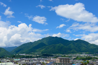 日本长野饭田城景