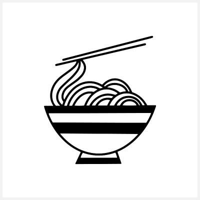 食物剪纸艺术孤立。面图标。手绘艺术线。矢量插图。每股收益10