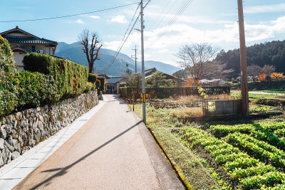 日本京都的小原乡村自然景观