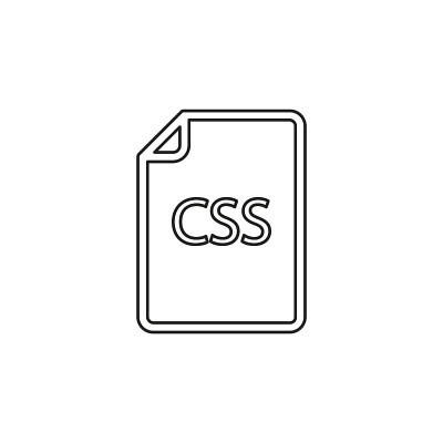 download CSS document icon - vector file format