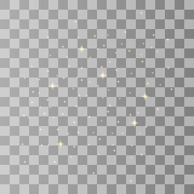 金色明亮的闪光尘埃png。