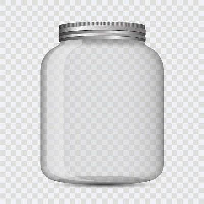 Glass jar isolated vector design illustration