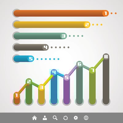 图设置。矢量插图。现代