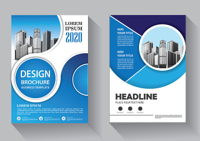 Business abstract vector template. Brochure design