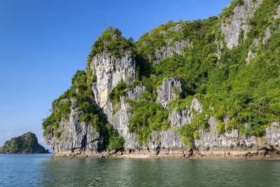 越南下龙湾的岩石地层