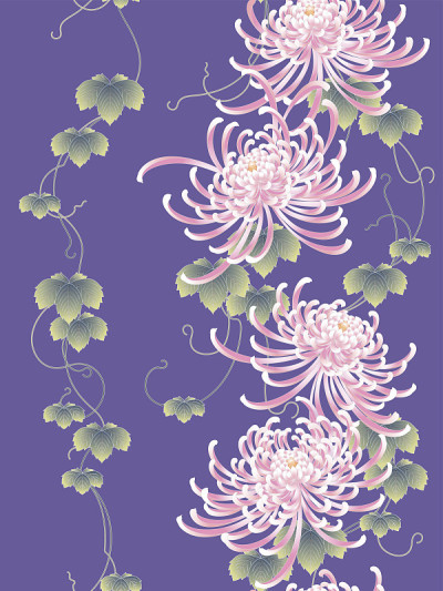 日本式菊花图案