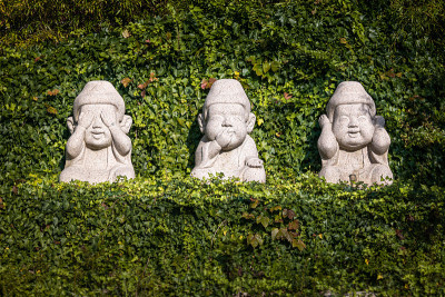 供奉在寺庙里的佛像