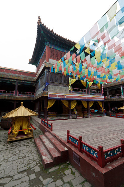 藏式建筑在普陀寺的案例，承德，山