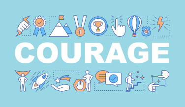 Courage banner