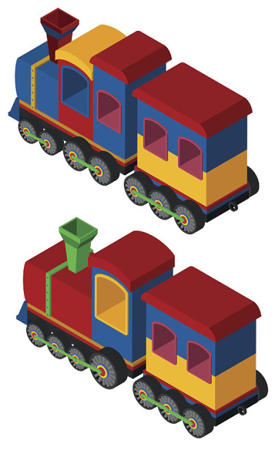 列车3D设计