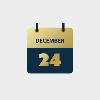 日历页- 12月24日