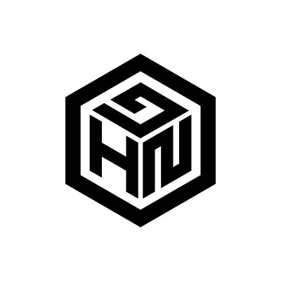 六角设计图标。初始字母向量模板几何平面图标图形