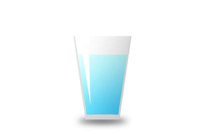 杯子里的水的插图