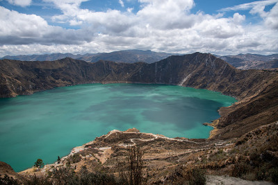 厄瓜多尔的基洛托阿火山