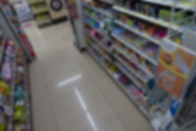 抽象模糊便利店