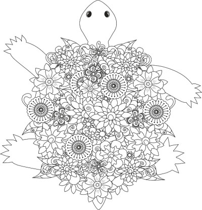 花龟涂色页抗压力