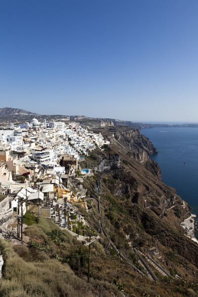 Fira's Unique View，希腊
