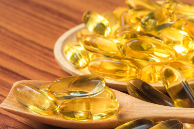 特写鱼油omega3