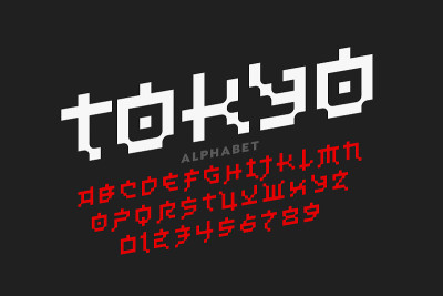 像素日文拉丁字体