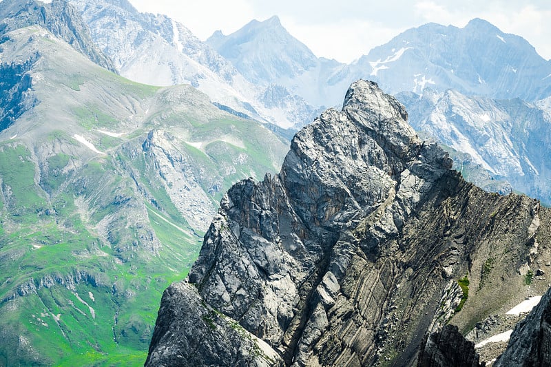 落基山脉和高山景观