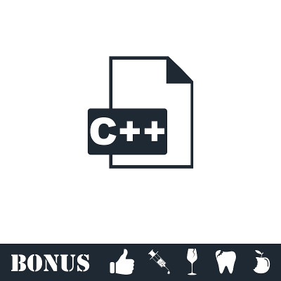 C file icon flat