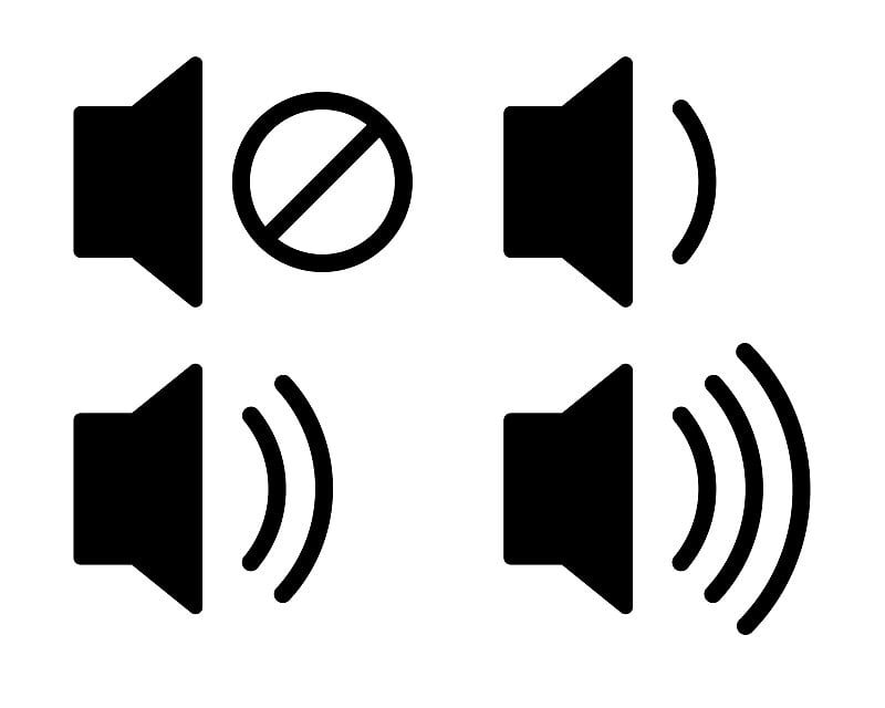 声音图标插图/矢量