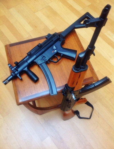 AK-47卡拉什尼科夫步枪原型MP5- k PDW, MP5机关枪