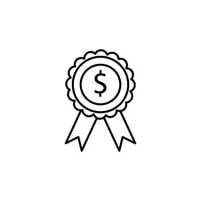 金牌行图标。符号和符号可以用于网页，标志，手机应用程序，UI，用户体验