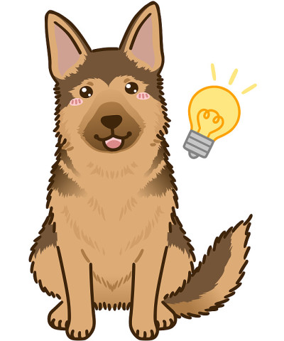 德国牧羊犬想出了一个主意