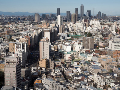 东京市中心的住宅区