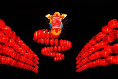 中国元宵节上的龙