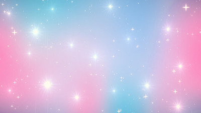 全息仙女背景与彩虹网格。卡哇伊宇宙旗帜公主的颜色。幻想梯度背景与全息图