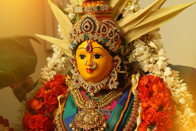 印度传统功能- Varalakshmi Vratam