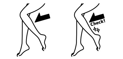 女性legs-check