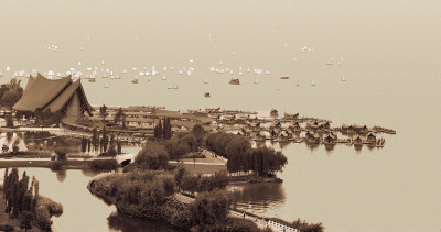 昆明古名城，古画风格