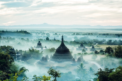 Ratanabon Paya塔，Mrauk U