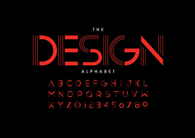 Stylized alphabet