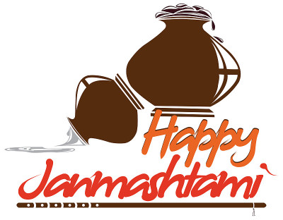 快乐janmasthami海报设计