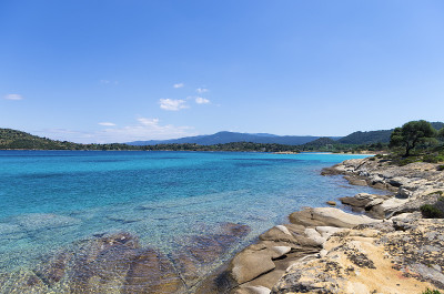希腊Halkidiki令人惊叹的风景