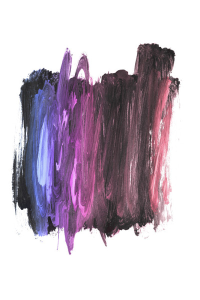 在白色上混合绘画