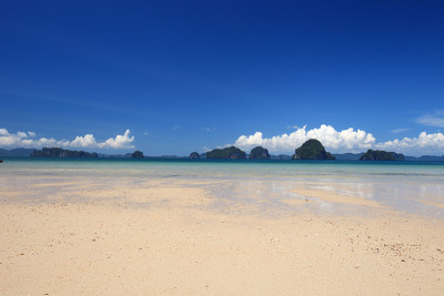 海滩,Krabi医院,泰国