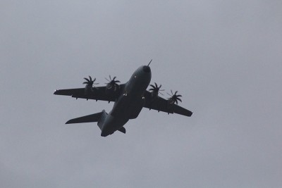 英国皇家空军A400M阿特拉斯飞过去