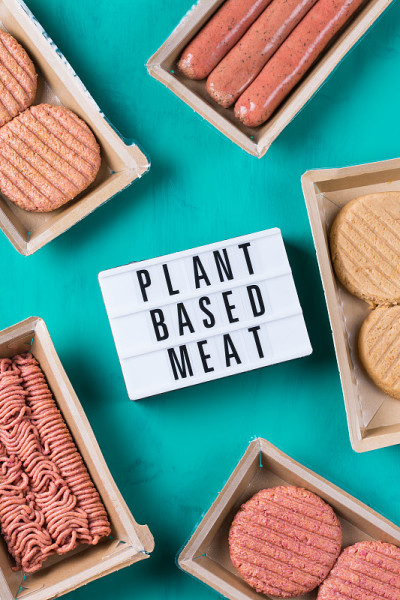 多种植物为主的肉类，减少食品碳足迹