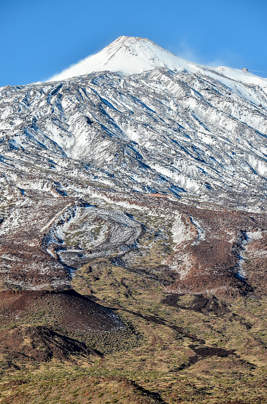 泰德火山国家公园的沙漠景观