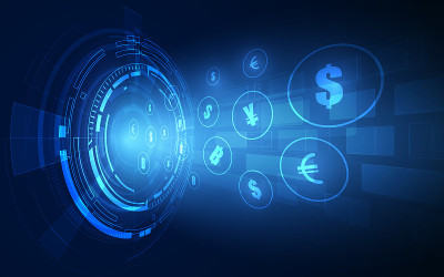 Money transfer. Global Currency. Stock Exchange. S