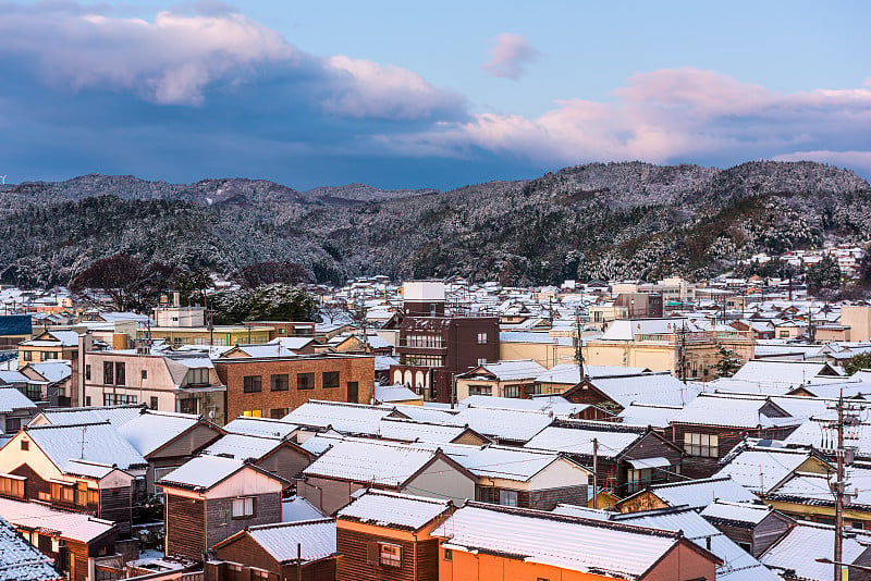 和岛，石川，日本冬天